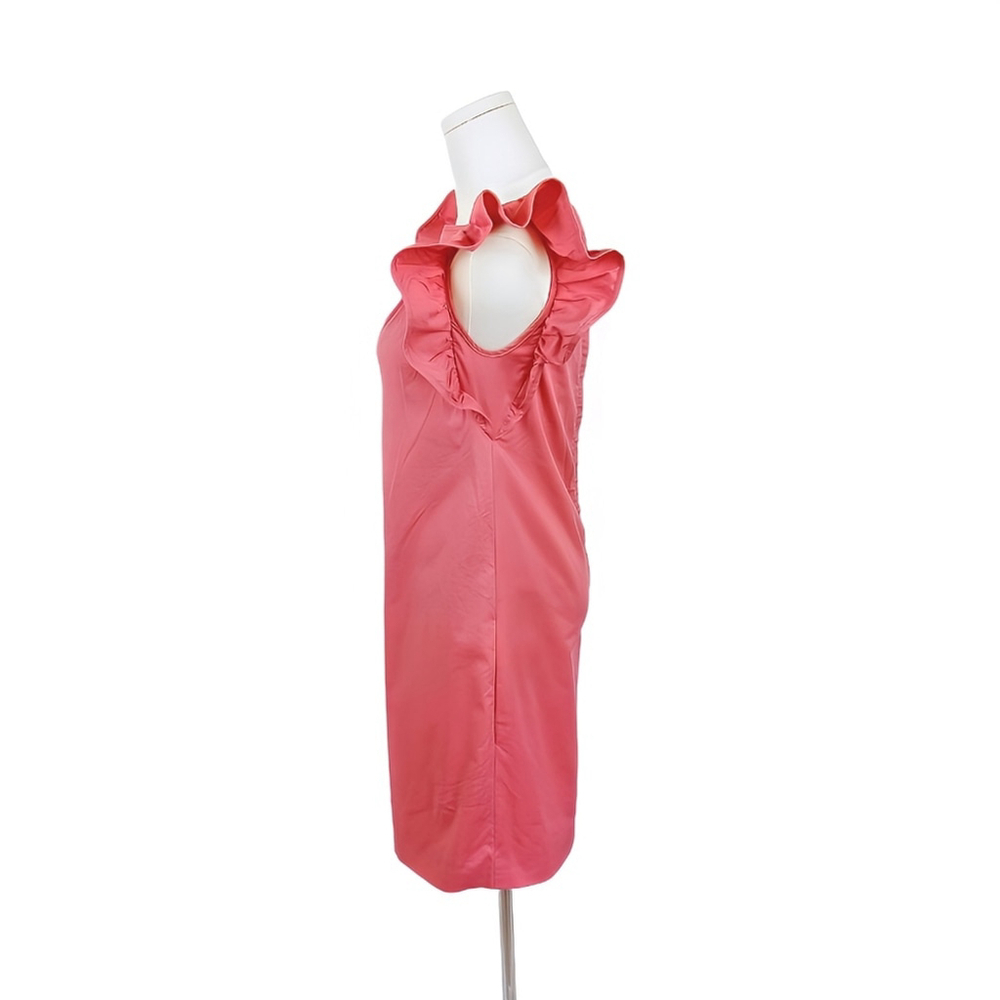 Red Valentino Pink Ruffle Sleeve Cocktail Mini Dress US 2 IT 38 - Picture 3 of 5